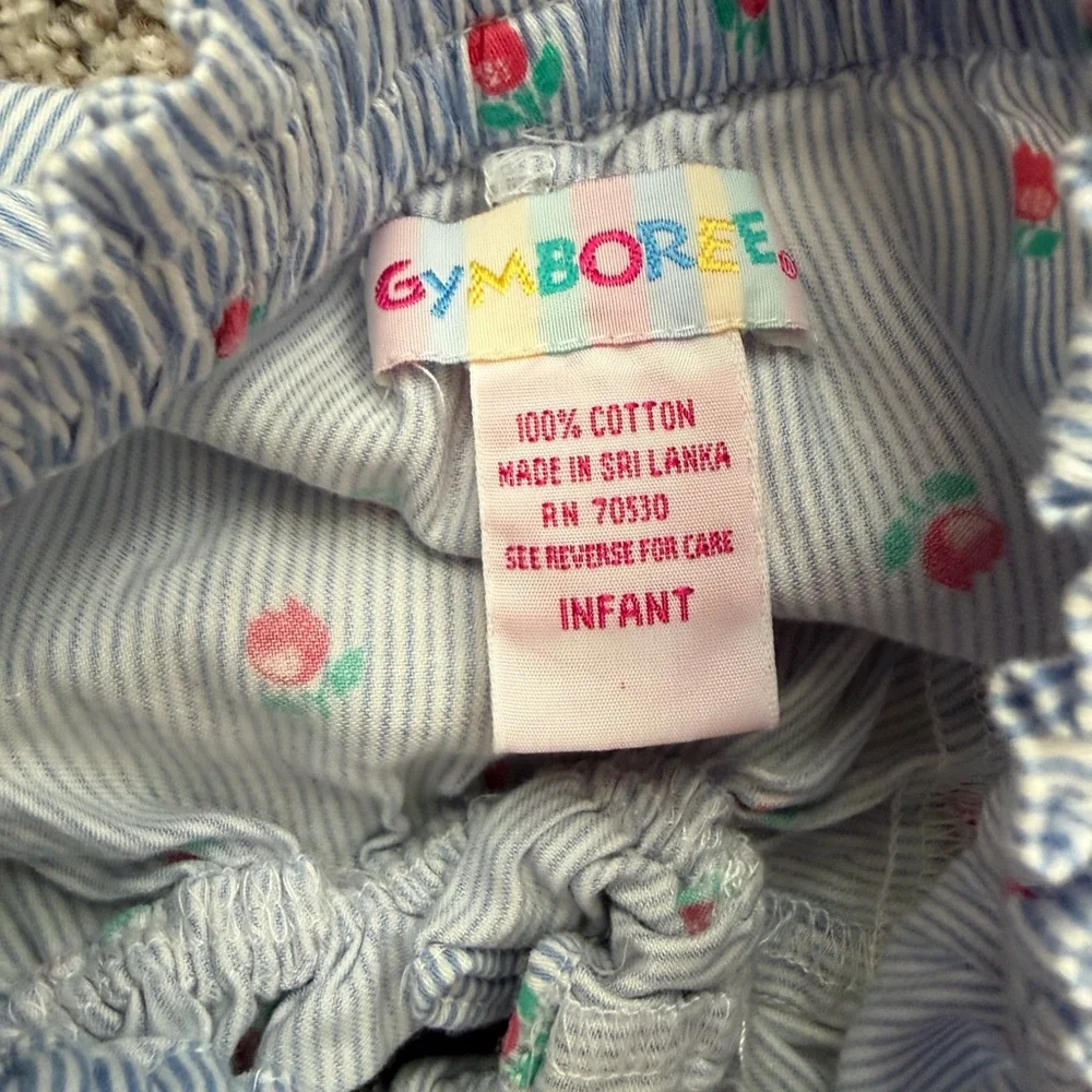 Gymboree Blue Stripe Bubble Shorts - Kids